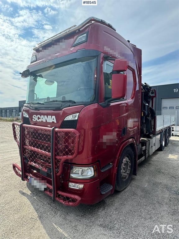Scania R500 6x2 crane truck w/ 47 t/m Hiab crane with jib 2019 18545 R500 6x2 crane truck w/ 47 t/m Hiab crane with jib 20...