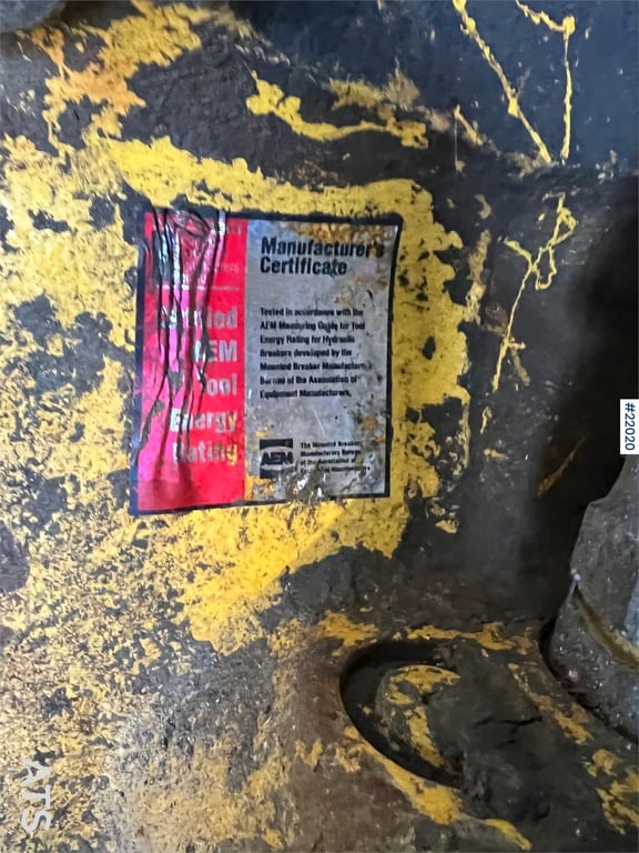 Atlas Copco 550 spiked hammer with/ s50-s60 attachment 22020 550 spiked hammer with/ s50-s60 attachment 1 image 7