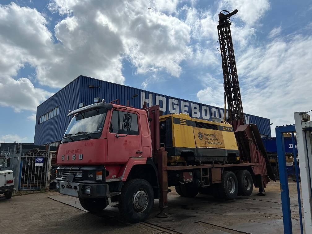 Sisu 12E480 6X6 WATER WELL DRILL ATLAS COPCO XRV410 (50 1990 3956 Sisu 12E480 6X6 WATER WELL DRILL ATLAS COPCO XRV410 (50 ...