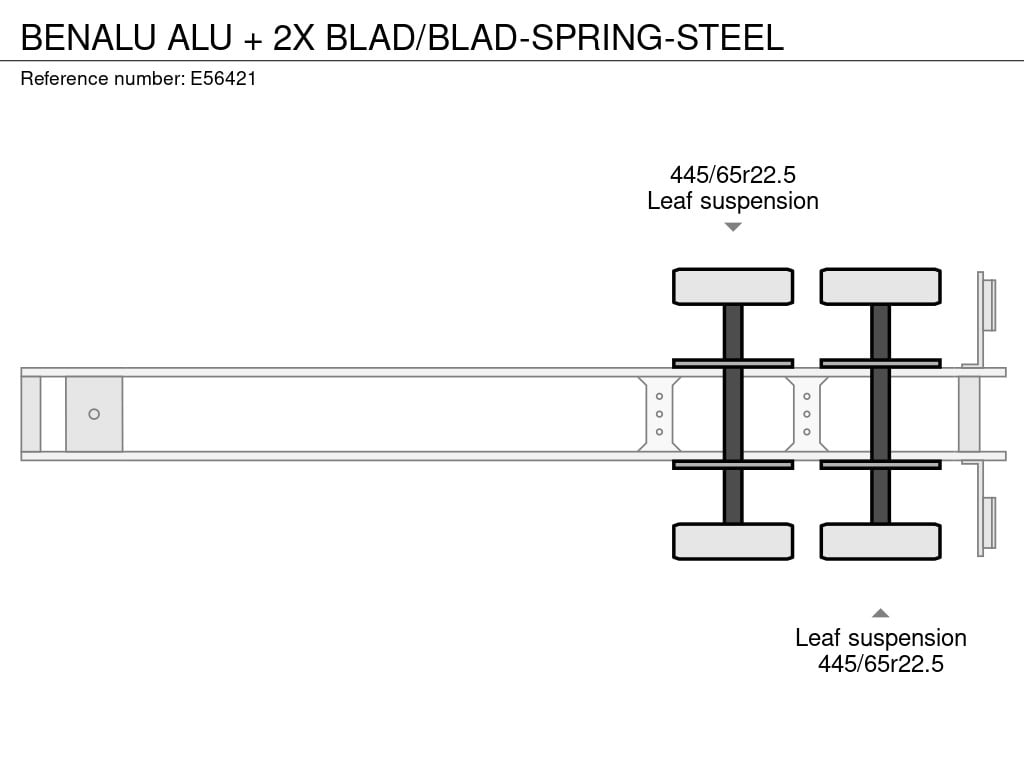 BENALU ALU + 2X BLAD/BLAD-SPRING-STEEL 2006 E56421 Benalu ALU + 2X BLAD/BLAD-SPRING-STEEL 2006 1 image 8