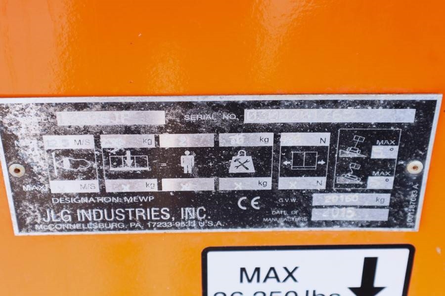 JLG 1350SJP Diesel, 4x4 Drive And 4-Wheel Steering, 43 2015 JLG - 1350SJP - 90059 1350SJP Diesel, 4x4 Drive And 4-Wheel St...