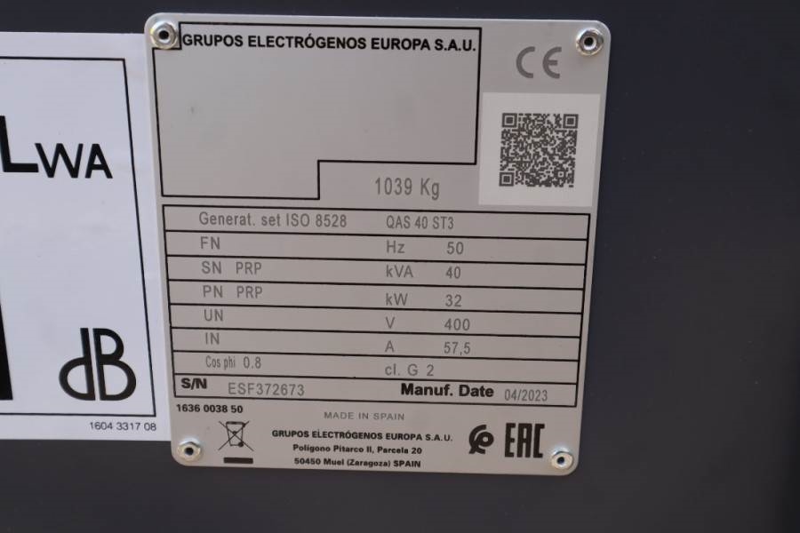 Atlas Copco QAS 40 ST3 Valid inspection, *Guarantee! Diesel, 4 2023 ATLAS COPCO - QAS 40 ST3 - 62180 QAS 40 ST3 Valid insp...