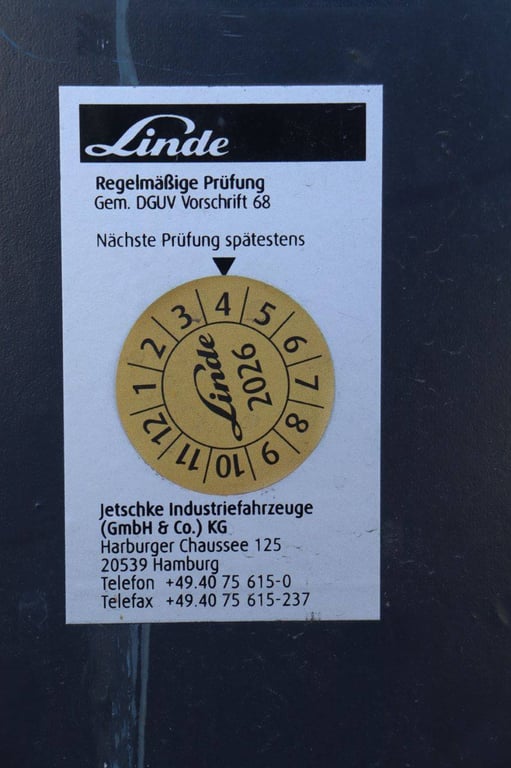 Forklift Linde E16P-02 Electric 1600kg 2018 2018 E16P-02 2018 1 Forklift image 15