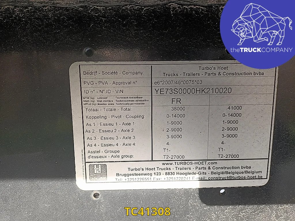 Hoet Trailers Container Transport 2020 TC41308 Hoet Trailers 2020 1 image 8