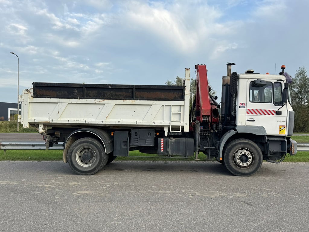 MAN 19.310 4x2 Kipper with HMF 1463K2 Crane 2001 00033534 19.310 4x2 Kipper with HMF 1463K2 Crane 2001 1 Crane trucks image 7