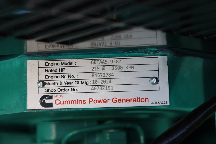 Cummins C170D5Q Declaration of Conformity, Diesel, 170kVA, 2025 CUMMINS - C170D5Q - 63432 C170D5Q Declaration of Conformit...