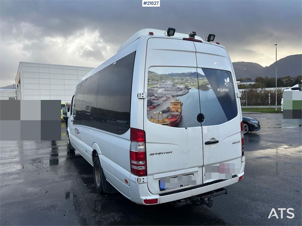 Mercedes-Benz sprinter minibus 4x2 w/ 16+1 seats, wheelchair ram 2017 21627 Mercedes-Benz sprinter minibus 4x2 w/ 16+1 sea...