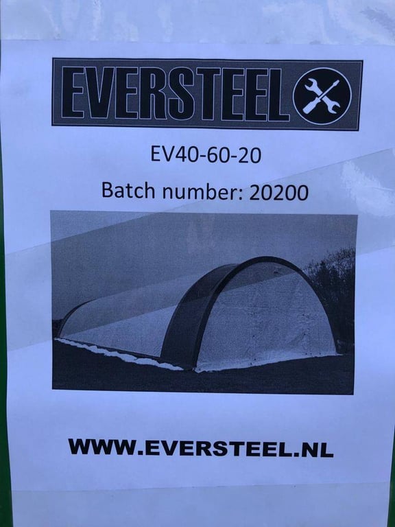Construction tent Eversteel 406020P New Onbekend 0 image 3