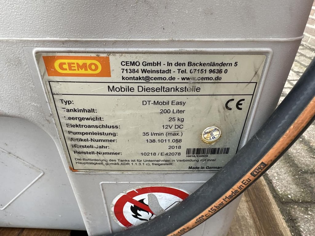 Dieseltank 200 liter - Gebruikt 2023 12829 dieseltank 200 liter - Gebruikt 2023 1 image 5