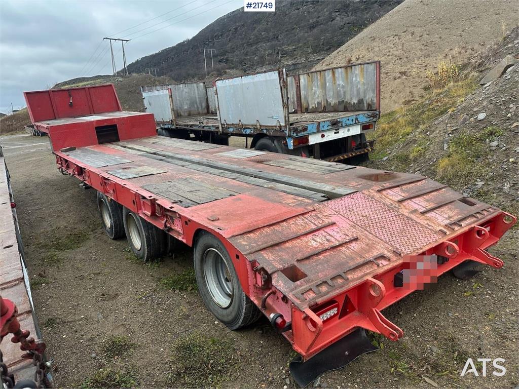 Damm 3SD335 3 axle machine trolley 1987 21749 Damm 3SD335 3 axle machine trolley 1987 1 Lowloader trailers image 5