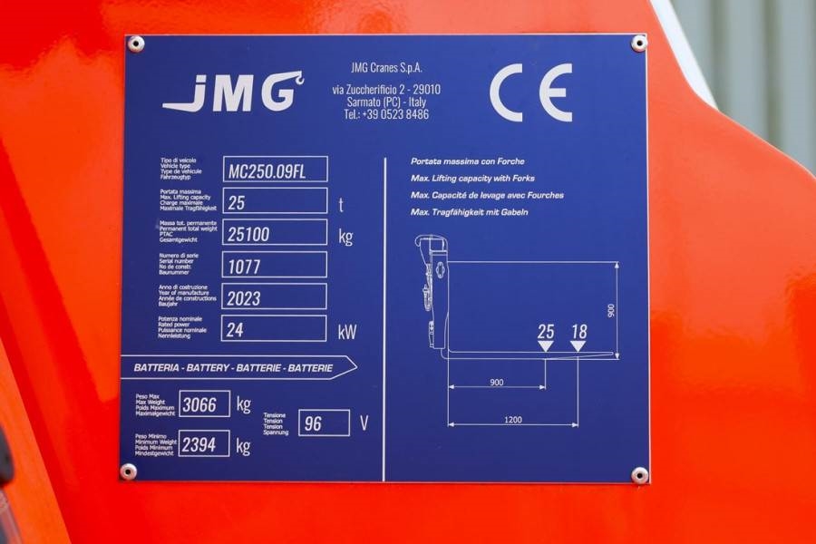 JMG MC250.09FL Valid inspection, *Guarantee! Fully Ele 2023 JMG - MC250.09FL - 63247 JMG MC250.09FL Valid inspection, *Gua...