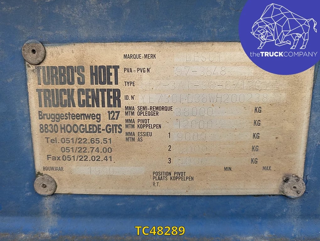 Desot Wandenwagen Other 1999 TC48289 DESOT Wandenwagen 1999 1 image 8