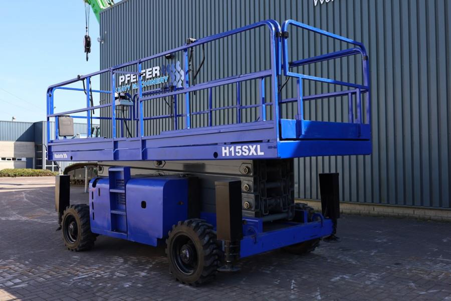Haulotte H15SXL Diesel, 4x4 Drive, 15m Working Height, 500k 2008 HAULOTTE - H15SXL - 90298 H15SXL Diesel, 4x4 Drive, 15m W...