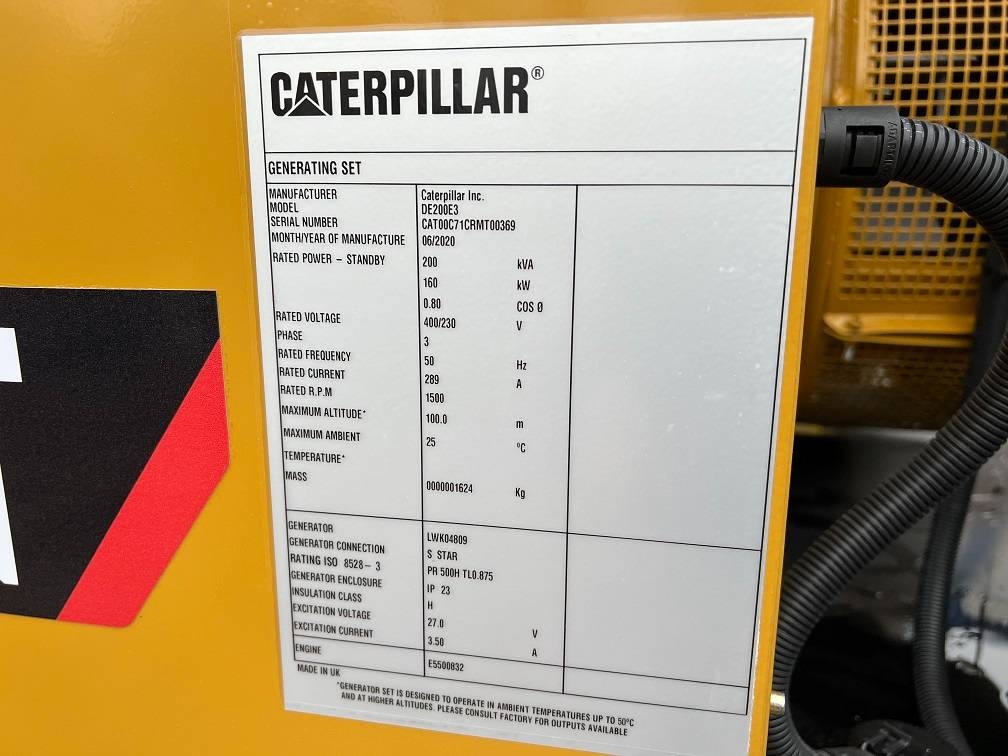 CAT DE 200 E3 ( 200kva ) unused 2022 4075b DE 200 E3 ( 200kva ) unused 2022 0 Generators image 8