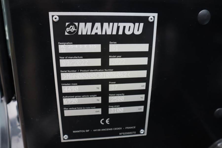 Manitou MC25-4 Valid Inspection, *Guarantee, Diesel, 4x4 2022 MANITOU - MC25-4 - 61569 MC25-4 Valid Inspection, *Guarantee...