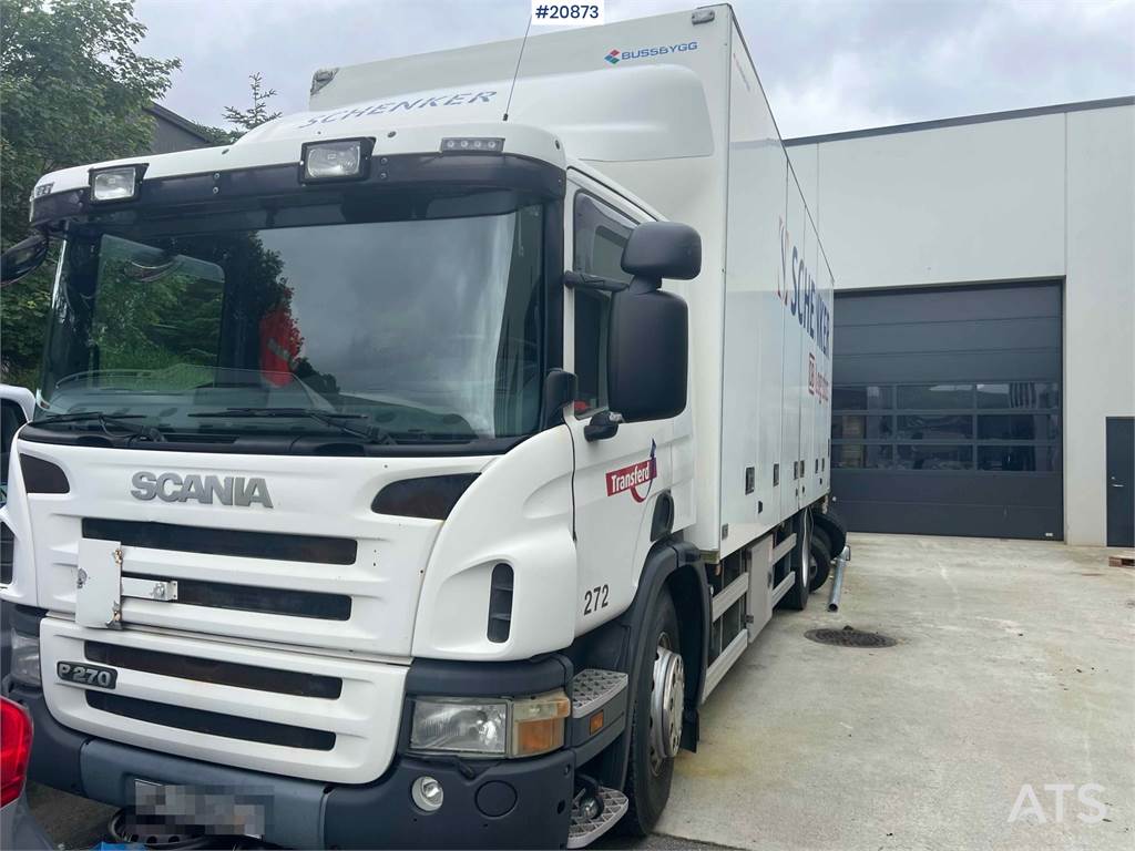 Scania P270 4x2 box truck w/ full side opening Repair obj 2006 20873 P270 4x2 box truck w/ full side opening Repair obj 20...