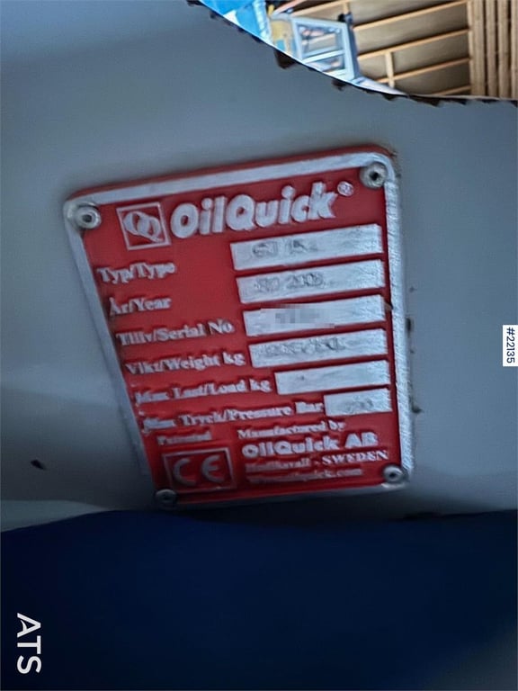 OilQuick Grab John 15 bucket 2008 22135 OilQuick Grab John 15 bucket 2008 1 image 8