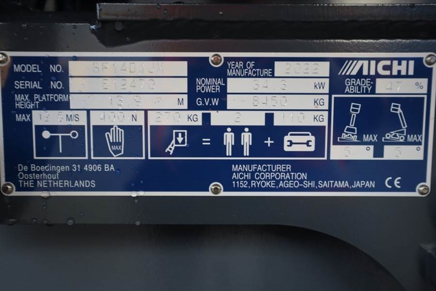 Aichi SP14D1JM Valid Inspection, *Guarantee! Diesel, 4x4 2022 AICHI - SP14D1JM - 61292 SP14D1JM Valid Inspection, *Guarant...