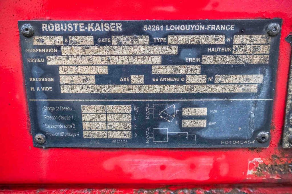 ROBUSTE-KAISER KIPPER - HYRD. DEUR-30m3 2011 E63180 ROBUSTE-KAISER KIPPER - HYRD. DEUR-30m3 2011 1 image 8