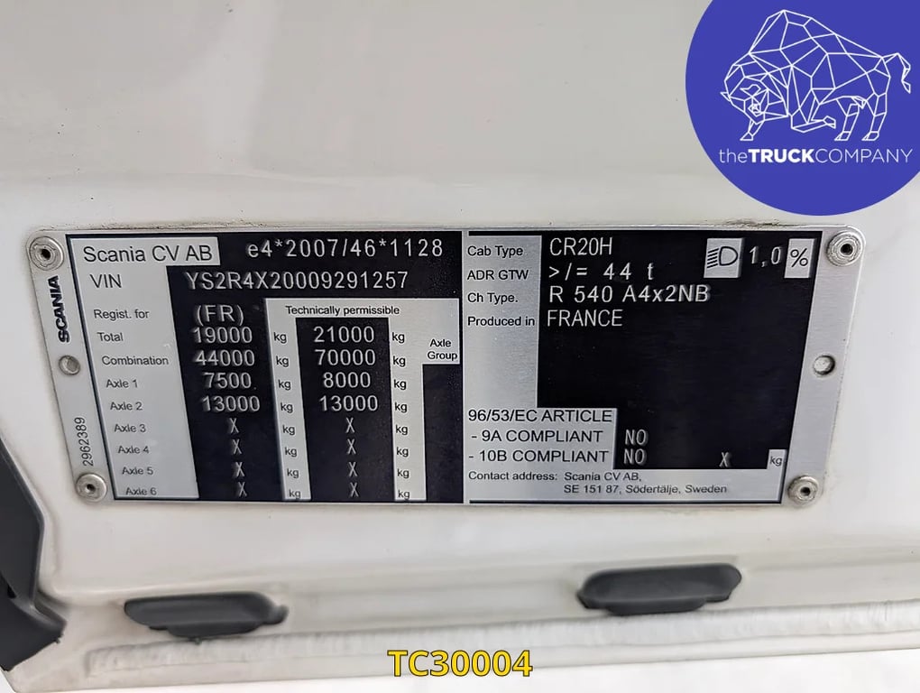 Scania R 540 2022 TC30004 R 540 2022 1 image 11
