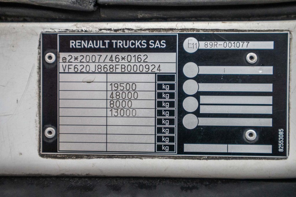 RENAULT PREMIUM D WIDE 320 DXI 2015 E63003 Renault PREMIUM D WIDE 320 DXI 2015 1 image 13