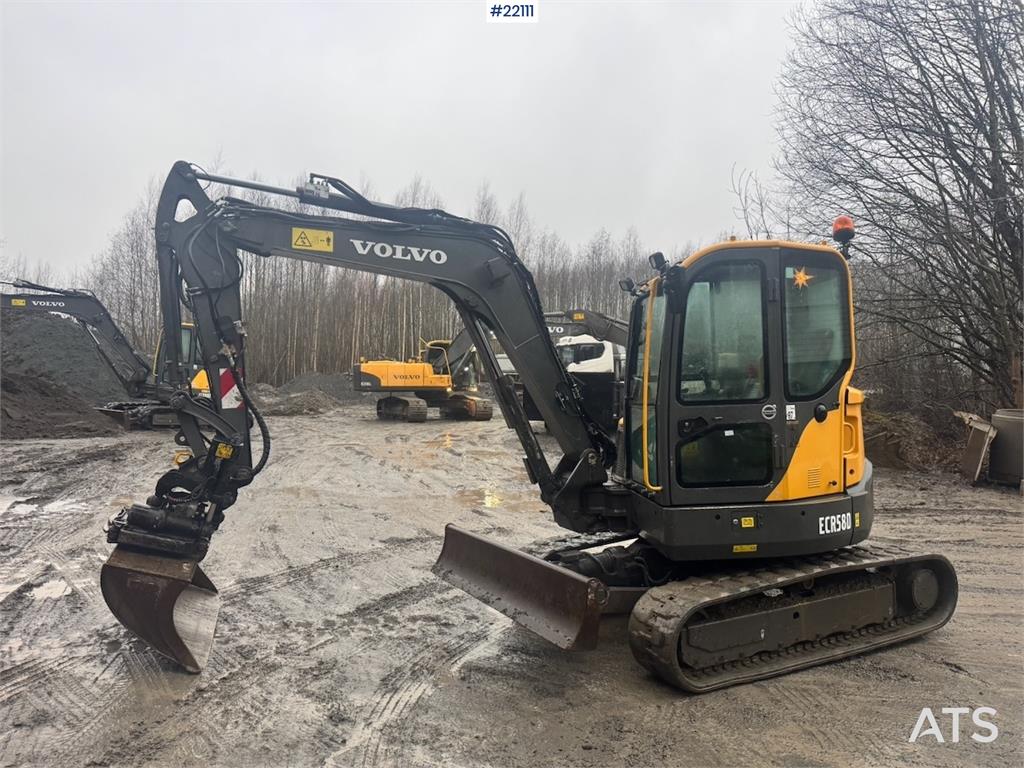 Volvo ECR58D with rototilt and 2 buckets. 3,100 hours. 2017 22111 ECR58D with rototilt and 2 buckets. 3,100 hours. 2017 1 ...