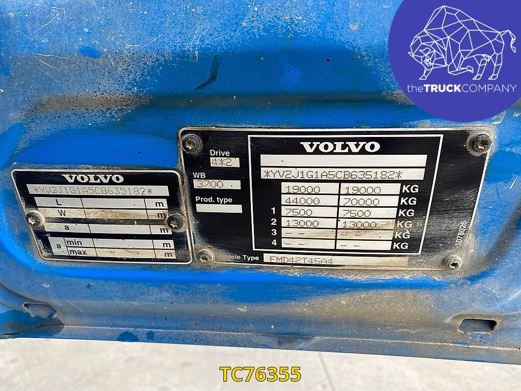 Volvo FMX 450 2012 TC76355 FMX 450 2012 1 image 11