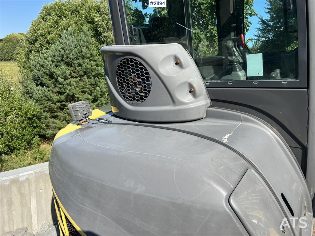 New Holland E55B excavator w/ digging bucket, sanding bucket, 2012 21194 E55B excavator w/ digging bucket, sanding bucket,...