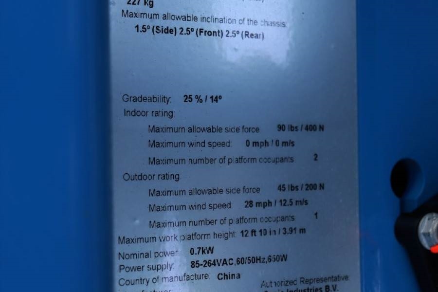 Genie GS1330M Valid inspection, *Guarantee! All-Electric 2021 GENIE - GS1330M - 60641 GS1330M Valid inspection, *Guarantee...