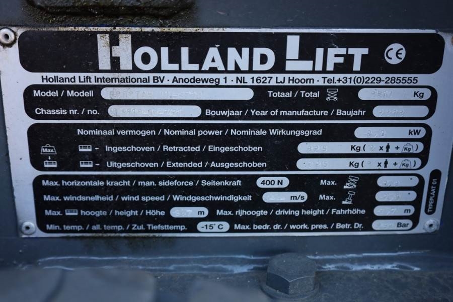 Holland Lift Ecostar HL-9710 Electric, 12m Working Height, 325k 2013 HOLLAND LIFT - Ecostar HL-9710 - 63522 Holland lift E...