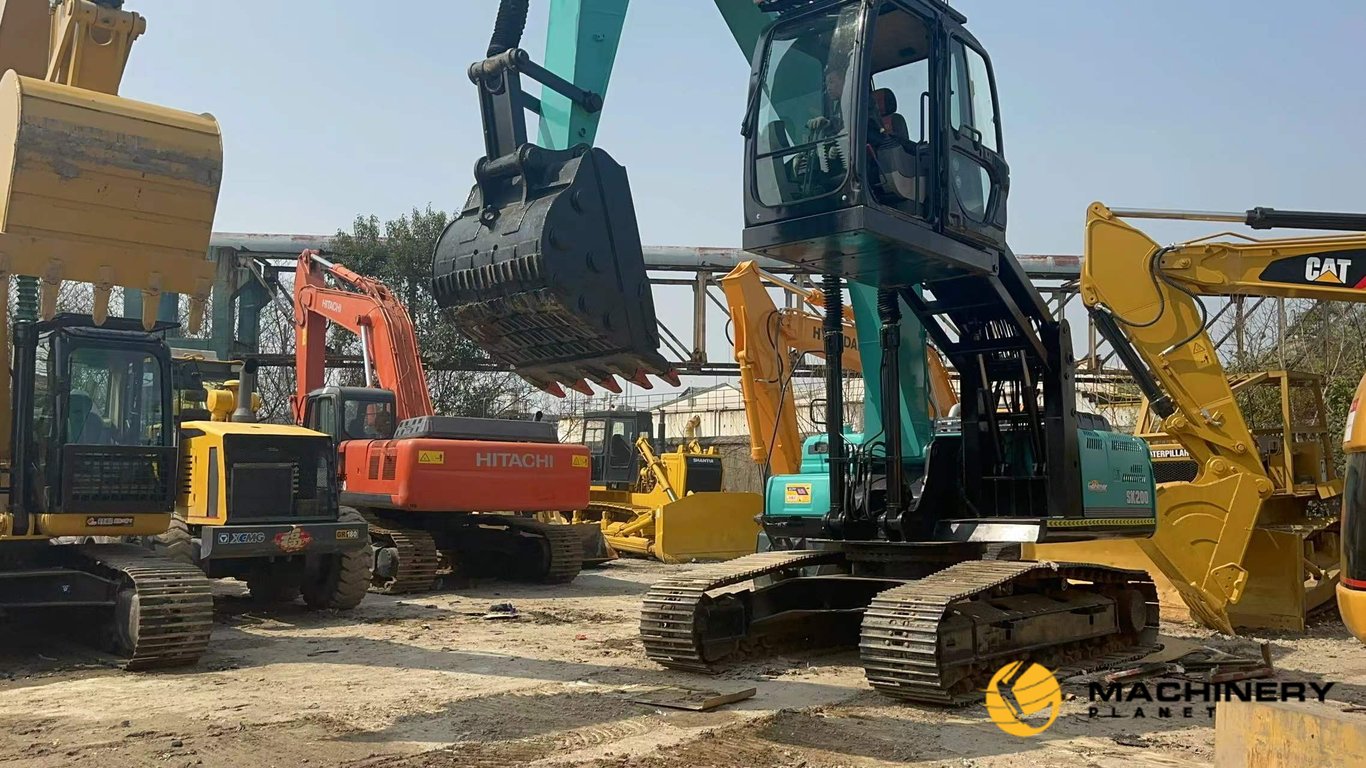 Kobelco SK200-8 Crawler Excavator Good Condition Hot Sale SK200-8 2019 1 Crawler Excavators image 4