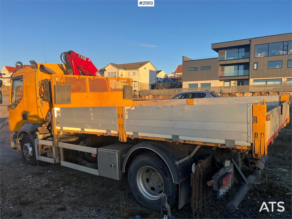 Volvo FL240 brøyterigget kranbil m/ HMF735 kran, grabb o 2013 21913 FL240 brøyterigget kranbil m/ HMF735 kran, grabb o 201...