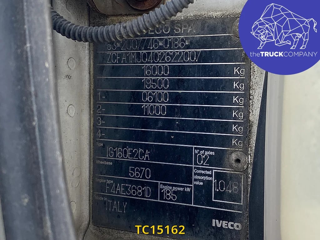 Iveco EuroCargo 160 E25 2014 TC15162 EuroCargo 160 E25 2014 1 image 2