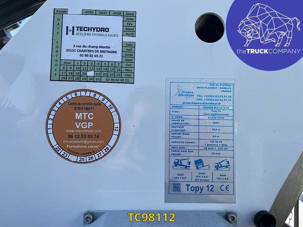 Renault Master Hoogtewerker 2023 TC98112 Renault Master Hoogtewerker 2023 1 image 15