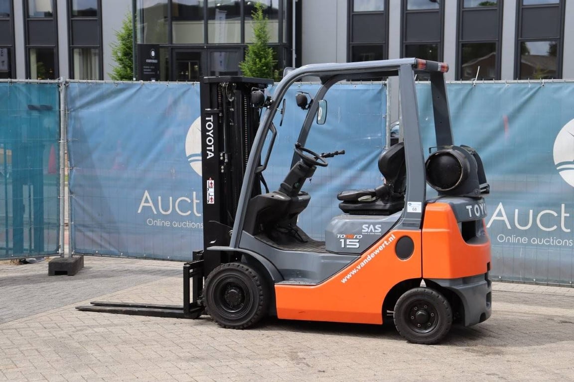 Forklift Toyota 02-8FGF18 LPG 1550kg 4.3m 2008 2008 02-8FGF18 2008 1 Forklift image 3