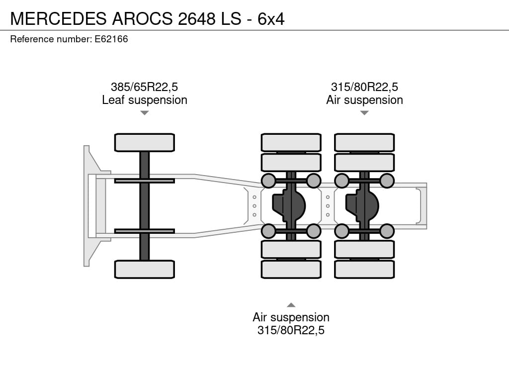 MERCEDES AROCS 2648 LS - 6x4 2019 E62166 AROCS 2648 LS - 6x4 2019 1 image 13
