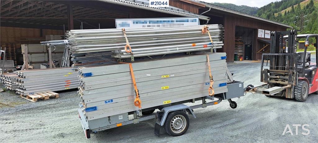 Temared scaffolding trailer w/ 162m2 scaffolding 2019 21044 temared scaffolding trailer w/ 162m2 scaffolding 2019 1 image 2