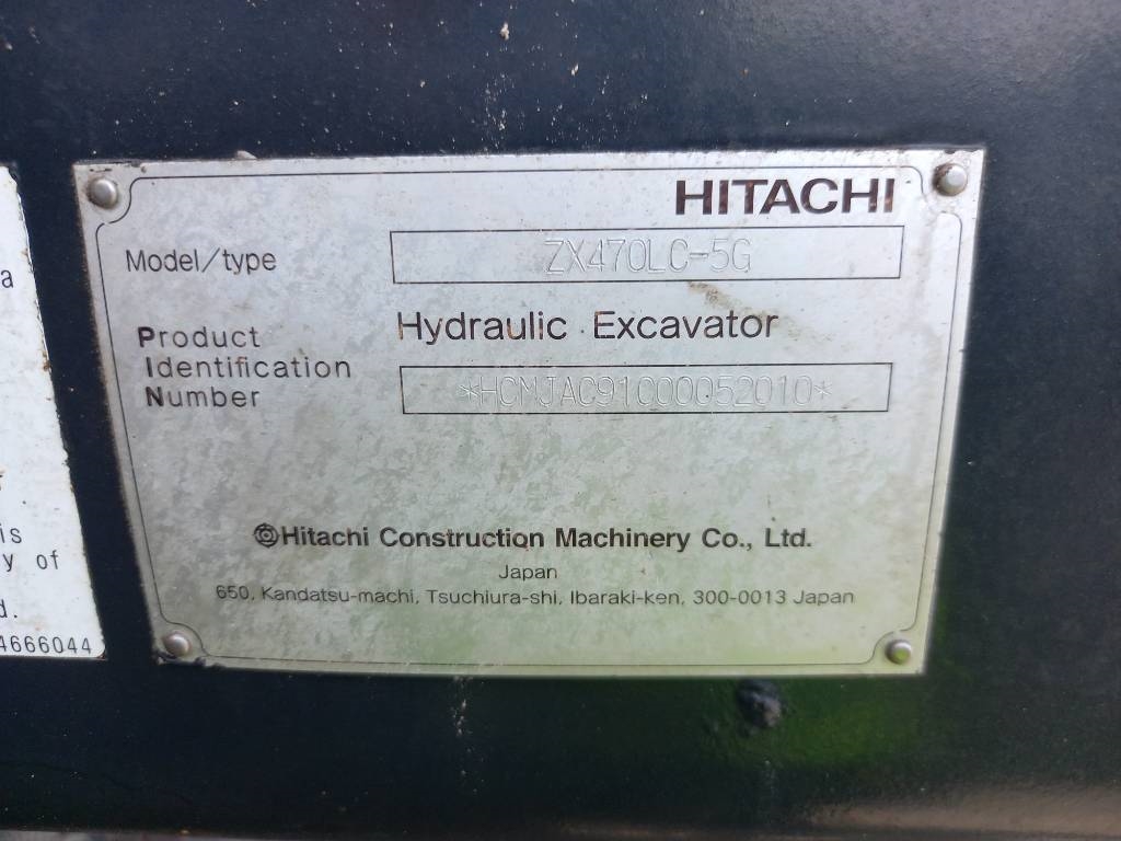 Hitachi ZX470-5G (Abu Dhabi) 2022 ETR-1144 ZX470-5G (Abu Dhabi) 2022 1 Crawler Excavators image 14