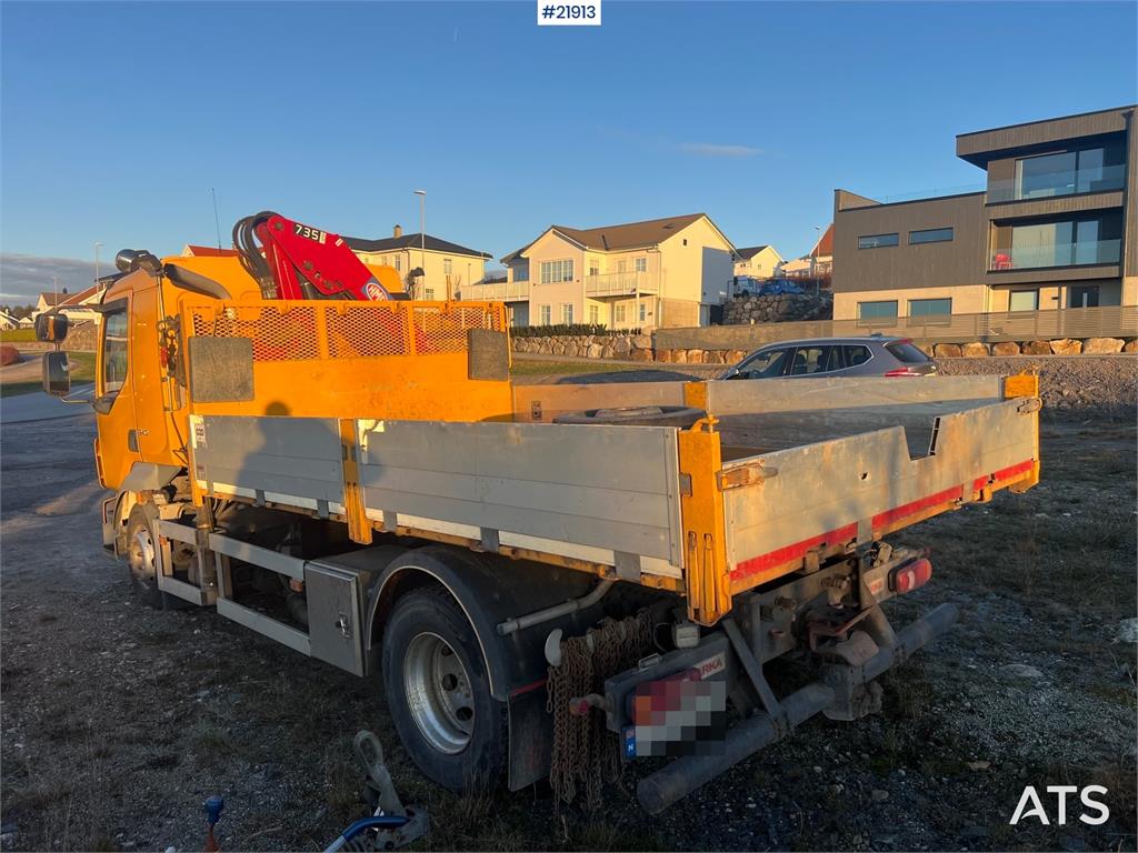 Volvo FL240 brøyterigget kranbil m/ HMF735 kran, grabb o 2013 21913 FL240 brøyterigget kranbil m/ HMF735 kran, grabb o 201...