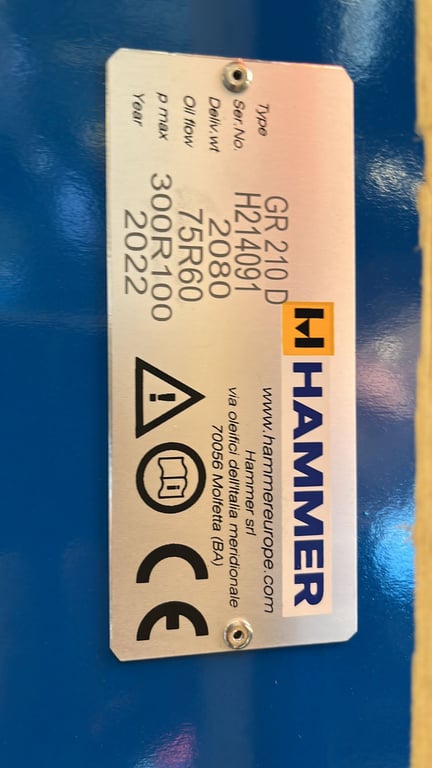 Hammer GR210D (fits 24-35 ton excavator) 2022 00031355 Hammer GR210D (fits 24-35 ton excavator) 2022 0 Crawler Excavators ...