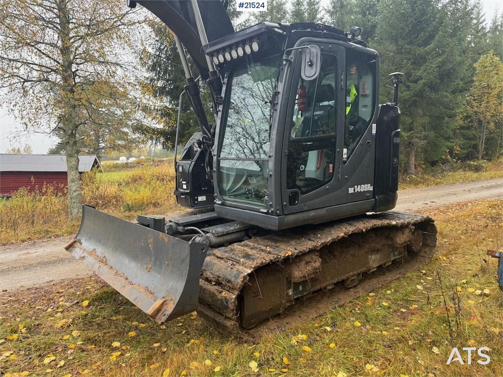 Kobelco SK140SRLC Tracked excavator w/ Machine control, ti 2023 21524 SK140SRLC Tracked excavator w/ Machine control, ti 2...