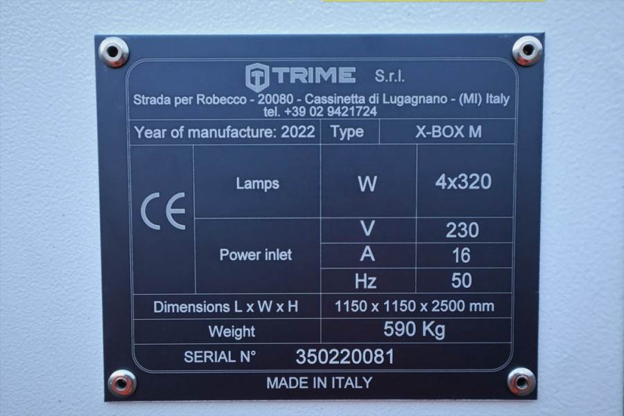 Trime X-BOX M 4x320W Valid inspection, *Guarantee! 2022 TRIME - X-BOX M 4x320W - 61358 Trime X-BOX M 4x320W Valid inspecti...