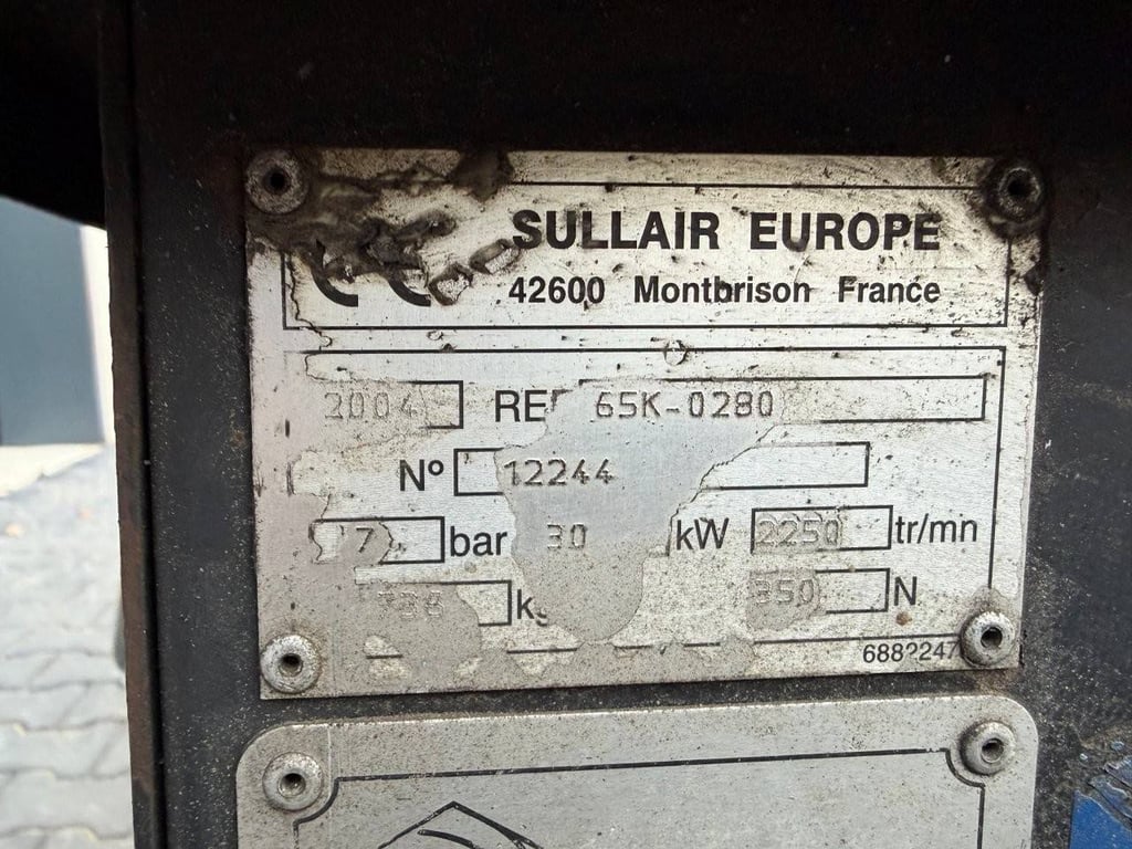 Compressor Sullair 65K Diesel 2004 2004 65K 2004 1 Compressors image 8