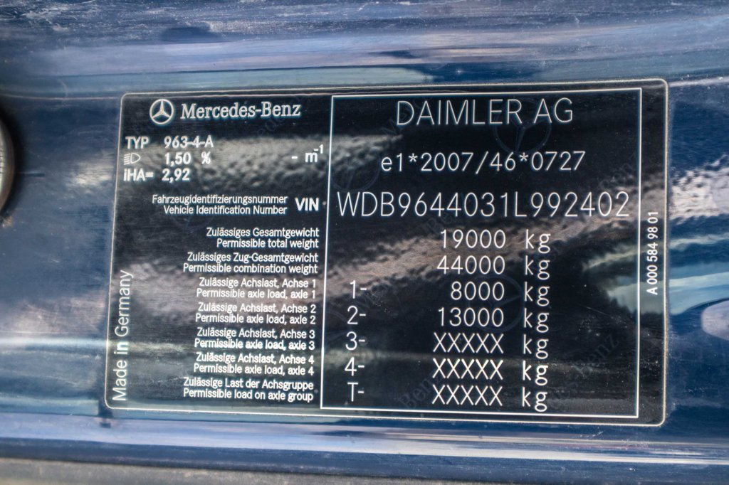 MERCEDES AROCS 1843 LS ( NO ACTROS) +HYDRAULIQUE 2015 E62897 AROCS 1843 LS ( NO ACTROS) +HYDRAULIQUE 2015 1 image 10