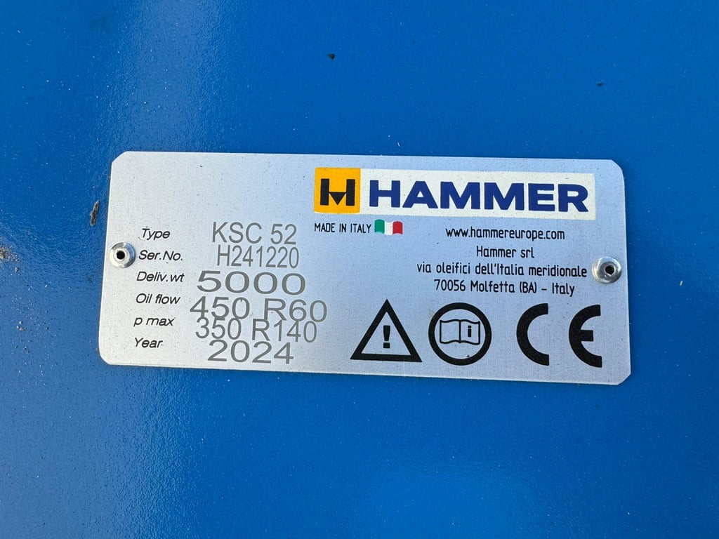 Hammer KSC52 (fits for 35-65 ton excavator) 2024 00032793 Hammer KSC52 (fits for 35-65 ton excavator) 2024 0 Crawler Excav...
