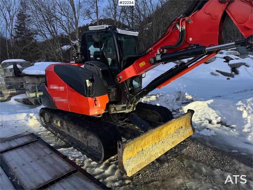 Kubota KX080-4α2 Beltegraver m/ 2 delt bom, tilt og 2 sku 2020 22234 KX080-4α2 Beltegraver m/ 2 delt bom, tilt og 2 sku 20...