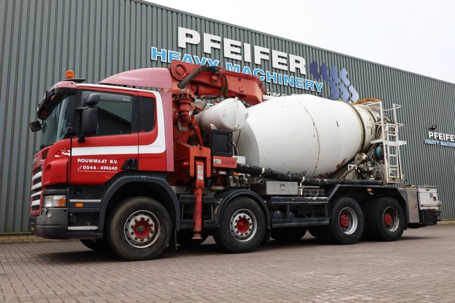 Scania 8x4 With Putzmeister PUMI 24-3.67CS Truck-mounted 2008 SCANIA - 8x4 With Putzmeister PUMI 24-3.67CS - 301 8x4 With ...