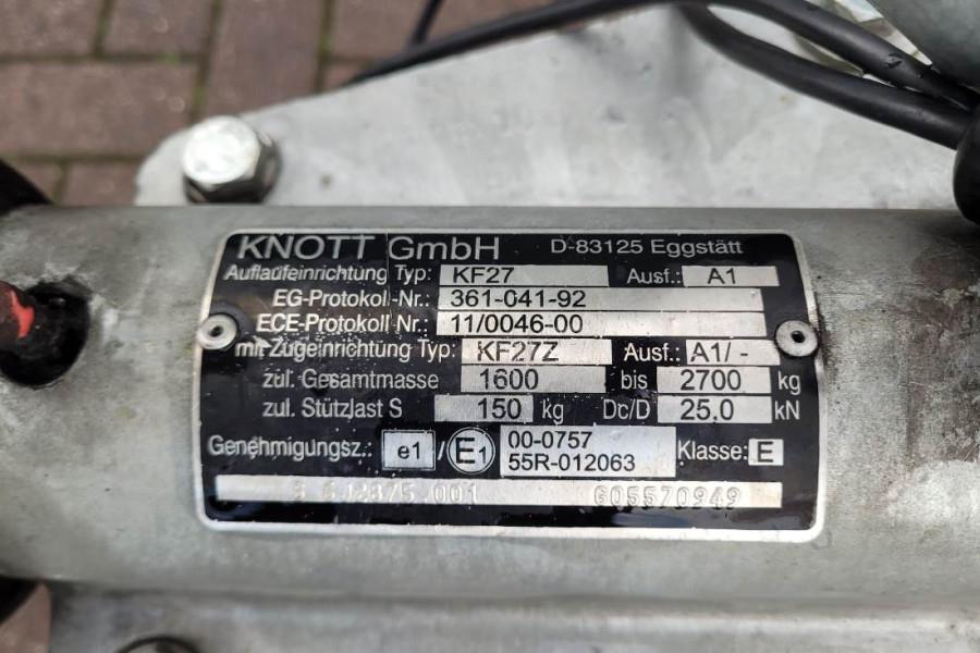 Saris C2700 2 Axel Trailer, Maximum payload: 2045 kg, In 2019 SARIS - C2700 - 62372 Saris C2700 2 Axel Trailer, Maximum pa...