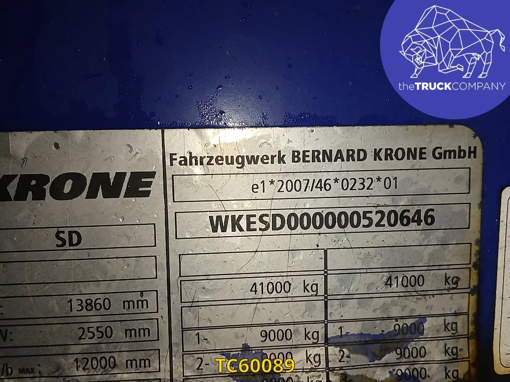 Krone Curtainsides 2011 TC60089 2011 1 image 11