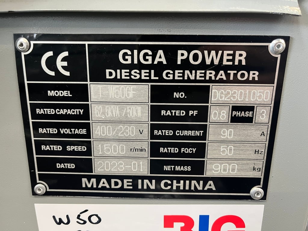 Giga power LT-W50-GF 62.5 kVA silent set 2023 00032079 Giga power LT-W50-GF 62.5 kVA silent set 2023 1 image 11